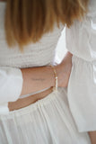 14kgf white coral bracelet