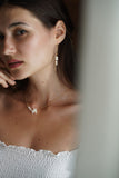 14kgf white coral necklace