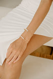 14kgf white coral bracelet
