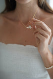 14kgf white coral necklace