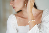 14kgf white coral bracelet