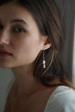 14kgf white coral pierce