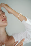 14kgf white coral bracelet