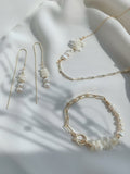 14kgf white coral necklace