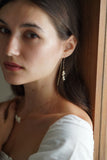 14kgf white coral pierce