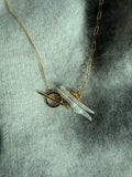Uneven Grace mixed chain adjustable necklace