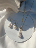 14kgf water drop baroque pearl necklace