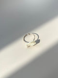 Starlit 14k baroque pearl ring