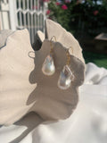 14kgf water drop baroque pearl pierce