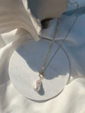 14kgf water drop baroque pearl necklace