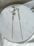 14kgf baroque pearl mixed chain pierce
