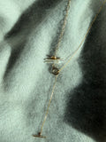 Uneven Grace mixed chain adjustable necklace