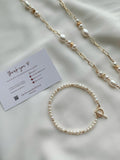 14Kgf signature pearl bracelet