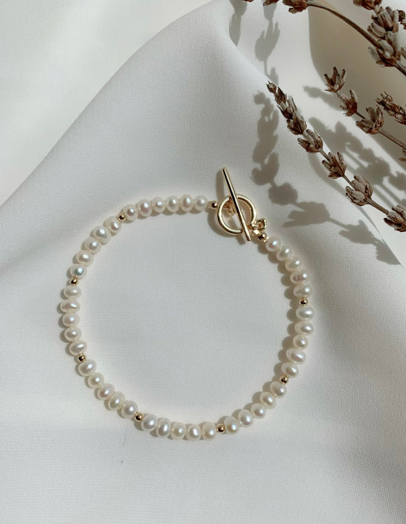 14Kgf pearl bracelet