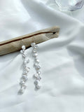 SV925 baroque pearls long pierce